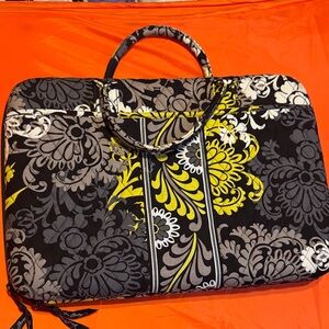 EUC Vera Bradley Portfolio Baroque Hard Shell Laptop Computer Bag